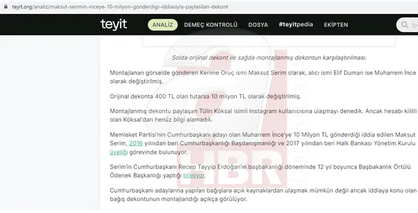 Muharrem İnce’ye FETÖ tarzı kumpas! İşte sahte dekont olayının perde arkası