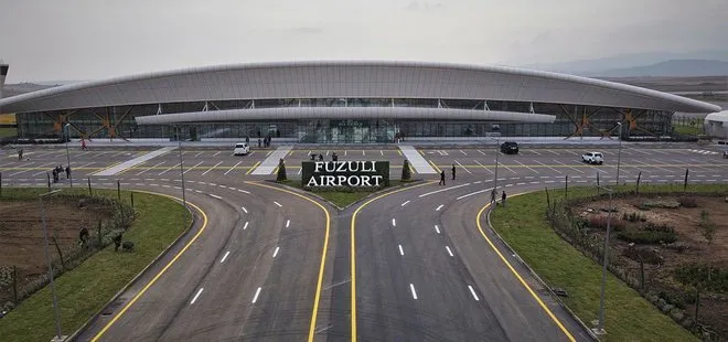 Başkan Erdoğan Azerbaycan’da Fuzuli’yi dünyaya açtı! Başkan Erdoğan Fuzuli Havalimanı’na inen ilk devlet başkanı oldu