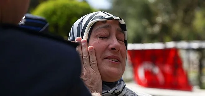 Şehit annesinin gözyaşlarını Antalya Emniyet Müdürü Mehmet Murat Ulucan sildi