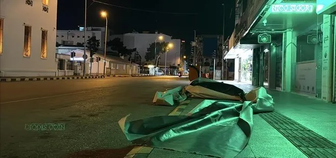 Hatay’da fırtına yaşamı olumsuz etkiledi