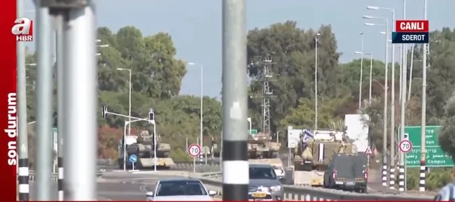 A Haber çatışma bölgesinde | Gazze sınırı karıştı! Ölüm konvoyu yer değiştiriyor