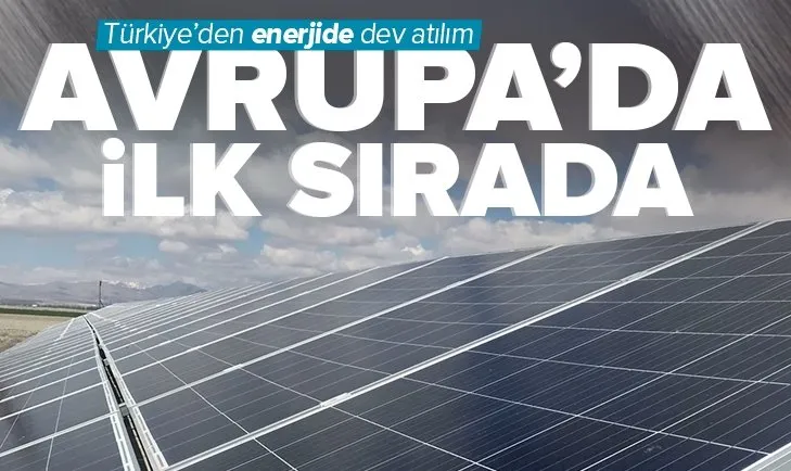 Türkiye enerjideki en verimli ve en tasarruflu yılını yaşadı! Avrupa’da ilk sıradayız