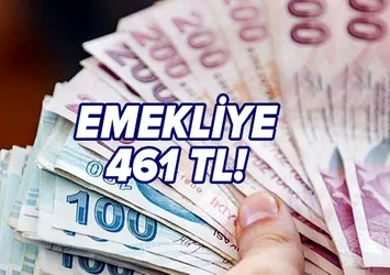 Karar belli oluyor: Emekliye 461 TL!