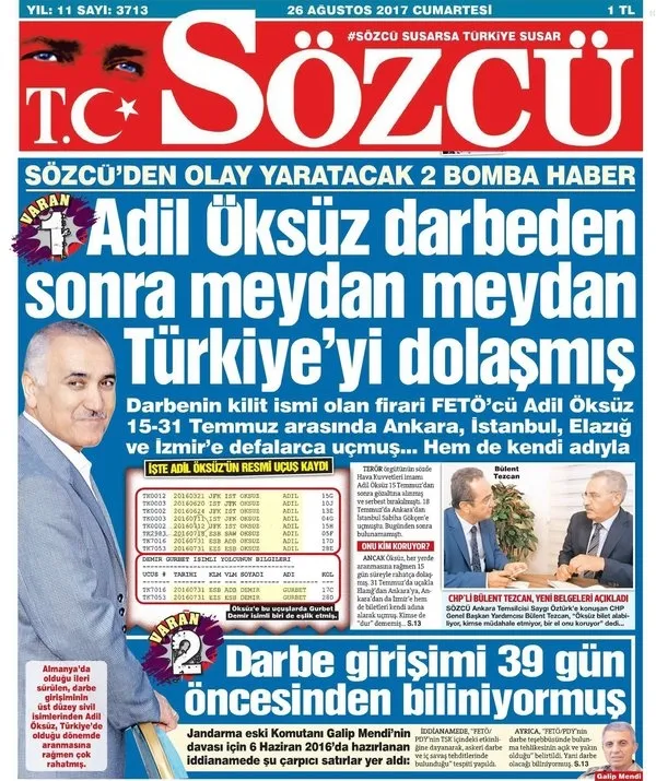 Sözcü'nün Adil Öksüz haberi yalan çıktı! - 1