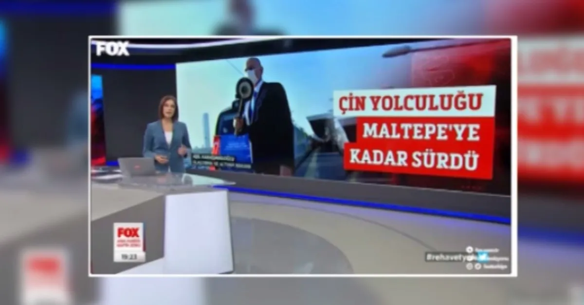 FOX TV Çin’e giden treni Maltepe’de durdurdu