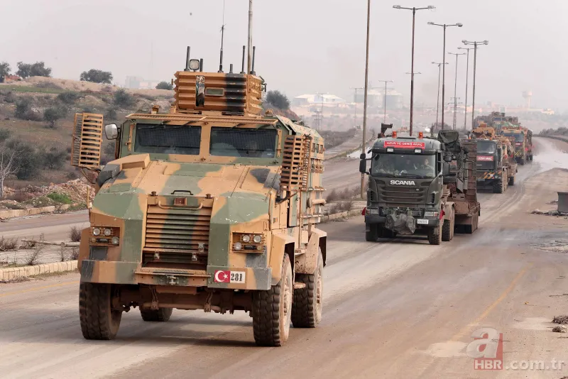 TSK'dan İdlib'e 100'den fazla araçla dev sevkiyat! 4