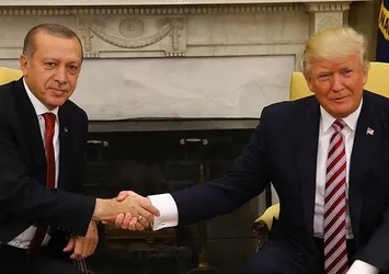 Cumhurbaşkanı Erdoğan, Trump'la görüştü