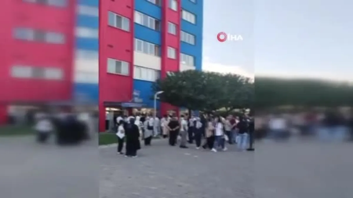 Karabük'te KPSS heyecanı kamerada