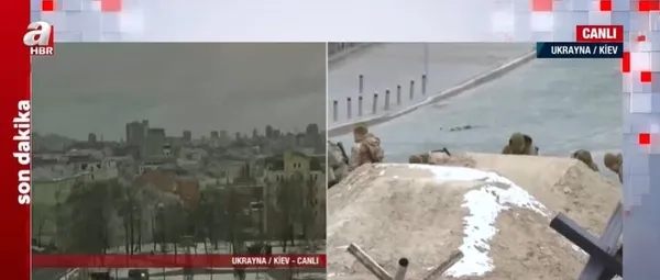 1646148153934.jpg Kiev sokaklarında siren sesleri! Kum ve demirden barikatlar kuruluyor! Özel kuvvetler bölgede yerini aldı! A Haber'den Emine Kavasoğlu son durumu paylaştı - 3