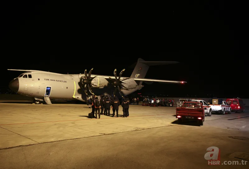 Son dakika: Deprem yardımları askeri kargo uçaklarıyla bölgeye gönderiliyor 6