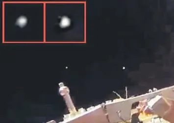 Astronotlar üç UFO ile yüz yüze geldi!