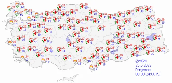 1684684219216.png Kuvvetli sağanak yağış yolda! Meteoroloji'den çok sayıda ile flaş uyarı! İstanbul Ankara İzmir hava durumu... - 7