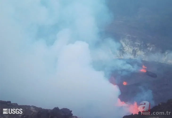 Bölge alev alev yanıyor! Hawaii’deki Kilauea Yanardağı faaliyete geçti
