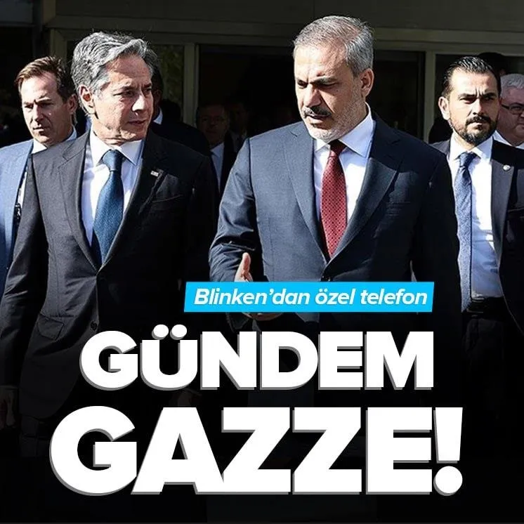 Bakan Fidan ABDli mevkidaşı ile görüştü!