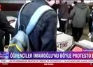 Öğrencilerden Ekrem İmamoğlu’na zam protestosu