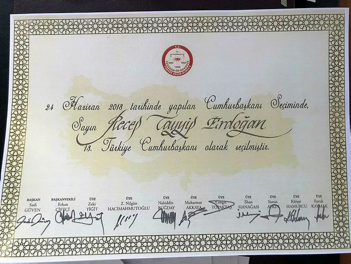 YSK Başkanı Sadi Güven 24 Haziran seçimlerinin resmi sonuçlarını açıkladı - 1
