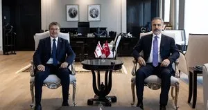 Bakan Fidan KKTC Başbakanı Üstel ile görüştü