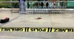 Terminalde pompalı tüfekli kavga