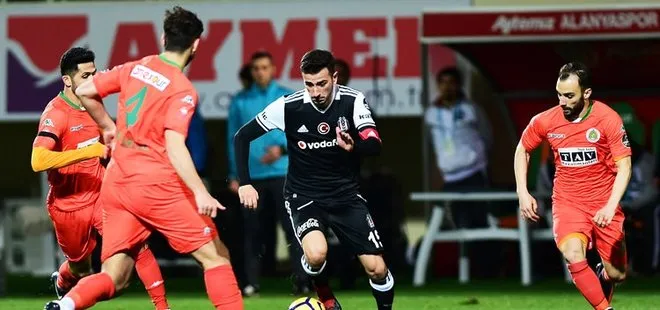 Alanyaspor - Beşiktaş maçında ilk 11’ler belli oldu