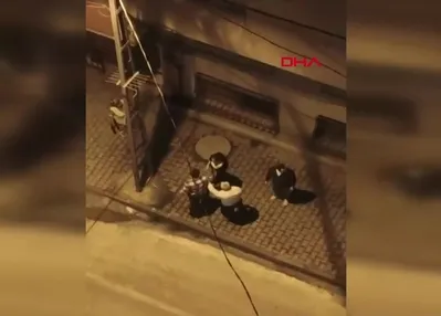 İki komşu aile arasında gürültü kavgası