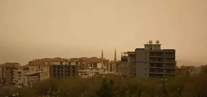 Şırnak'ta toz taşınımı