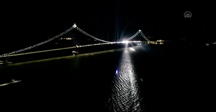 Türkiye’nin Batı’ya açılan kapısı 1915 Çanakkale Köprüsü’nde muhteşem an