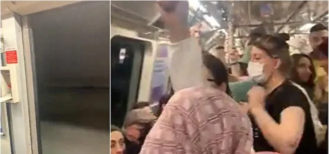 İstanbul’da tehlikeli yolculuk! Kapısı arızalanan metro yolcuların canını hiçe saydı