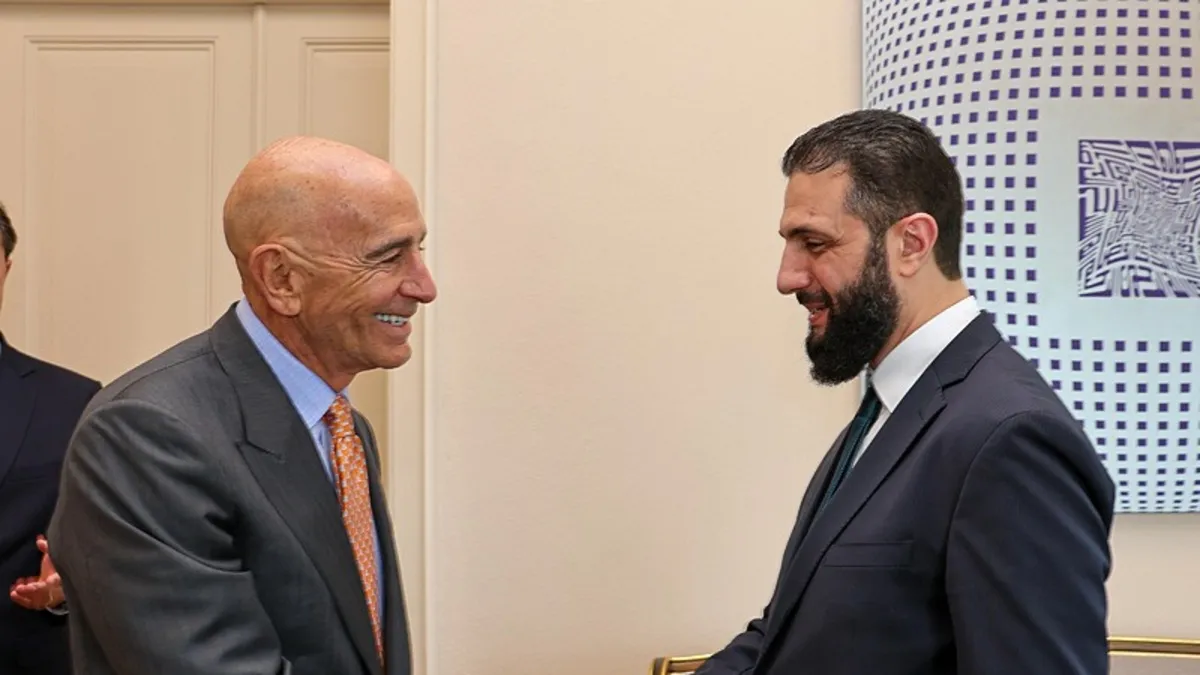 Suriye Cumhurbaşkanı Şara İstanbul'da diplomasi trafiği! ABD'nin Ankara Büyükelçisi Barrack'ı kabul etti