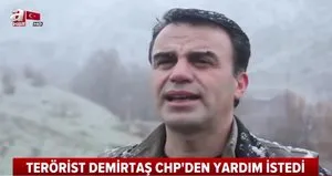Terörist Demirtaş, CHP’den yardım istedi