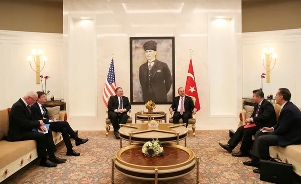 Çavuşoğlu ile Pompeo görüştü - 1