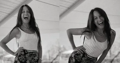 Gupse Özay’dan nostalji rüzgarı! Liseli Gupse’ye beğeni yağdı