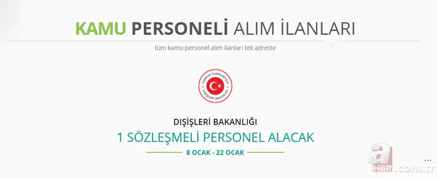 Kamuya memur alımı 2019! İşte başvuru şartları 4