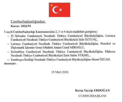 Başkan Erdoğan imzaladı! Atama kararları Resmi Gazete'de - 3