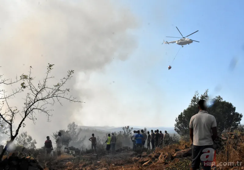 Muğla'dan art arda yangın haberleri! Köylüler evlerini terk ediyor 22
