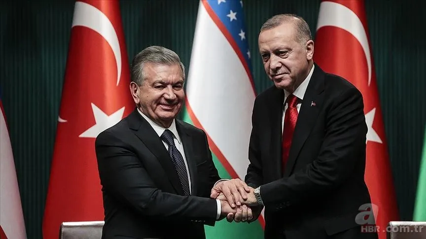 Başkan Erdoğan Özbekistan Cumhurbaşkanı Mirziyoyev ile görüştü: Togg hayırlı olsun 19