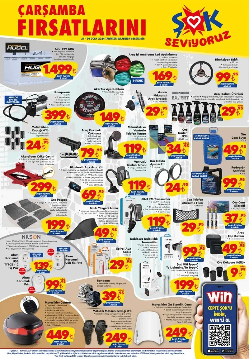 ŞOK 30 Ocak aktüel ürünler kataloğu geliyor! ŞOK bu hafta elektronikten tekstile, gıdadan mobilyaya kadar onlarca ürünü uyguna satıyor - 9