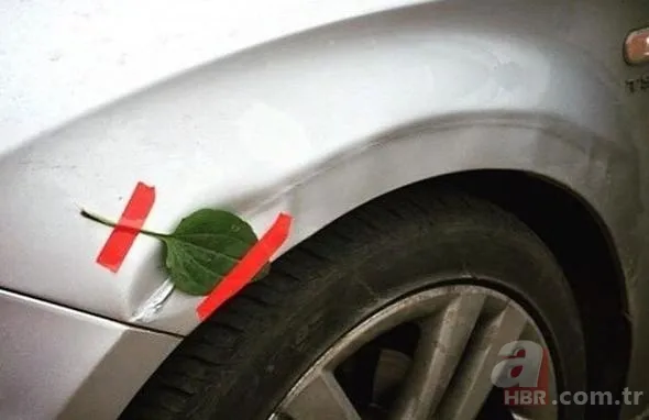 Kaza geçiren araçlarına öyle çözümler buldular ki... 5