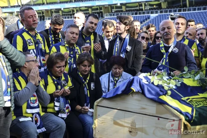 Galatasaray - Fenerbahçe derbisinde tribünde rahatsızlanarak hayatını kaybeden Koray Şener son yolculuğuna uğurlandı 25