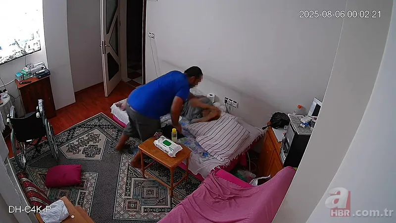 Akılalmaz görüntüler! Yatalak anneye işkence: Cani evlat annesini döverek komaya soktu 8