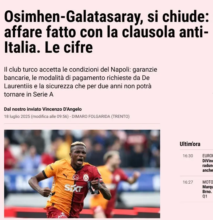 İşte Victor Osimhen’in sözleşme şartları! Galatasaray transferi bitirdi