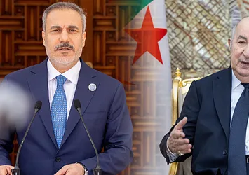 Bakan Fidan Cezayir Cumhurbaşkanı ile görüştü! Ticaret hedefi 10 milyar dolar