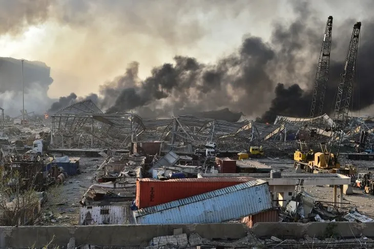 Beyrut’ta insanlık dramı! Korkunç patlamada ölü sayısı artıyor