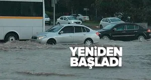 İstanbul sağanak yağmur altında