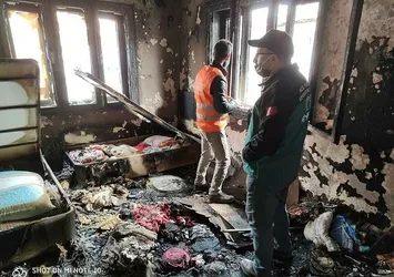 Ağrı'da feci yangın! Böyle acıya yürek dayanmaz