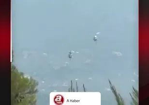 İKİ HELİKOPTER ÇARPIŞTI