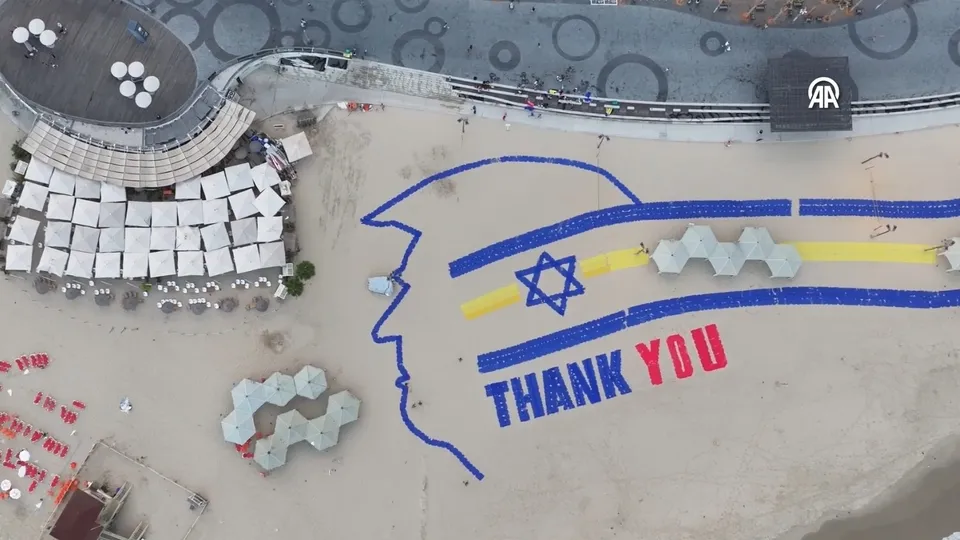 Katil İsrail’de ABD Başkanı Trump’a şov: Evinize hoş geldiniz