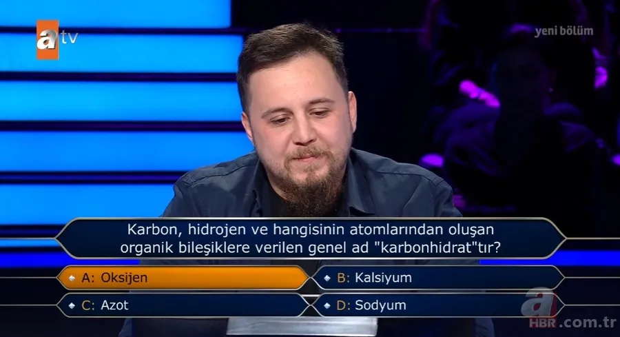 Milyoner'de 500 bin TL'lik soru ekrana kilitledi! Yaptığı ters köşeyle büyük riske girdi 20