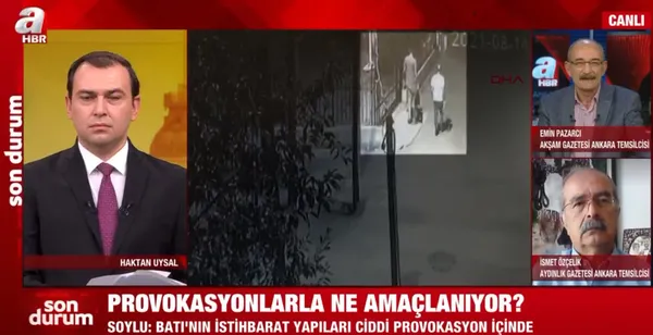 Emin Pazarcı'dan A Haber'de CHP'ye tepki! Yabancılar ile provokasyon peşindeler - 1