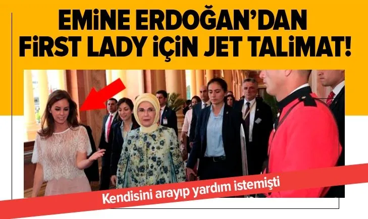 Emine Erdoğan’dan kendisini arayıp yardım isteyen Paraguay Devlet Başkanı’nın eşi için jet talimat