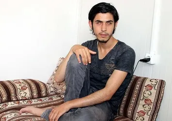 Görme engelli Türkmen gencin okuma azmi